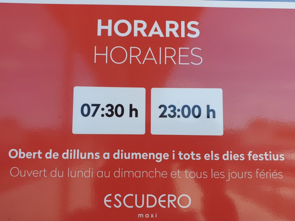 maxi supermercado escudero, la jonquera