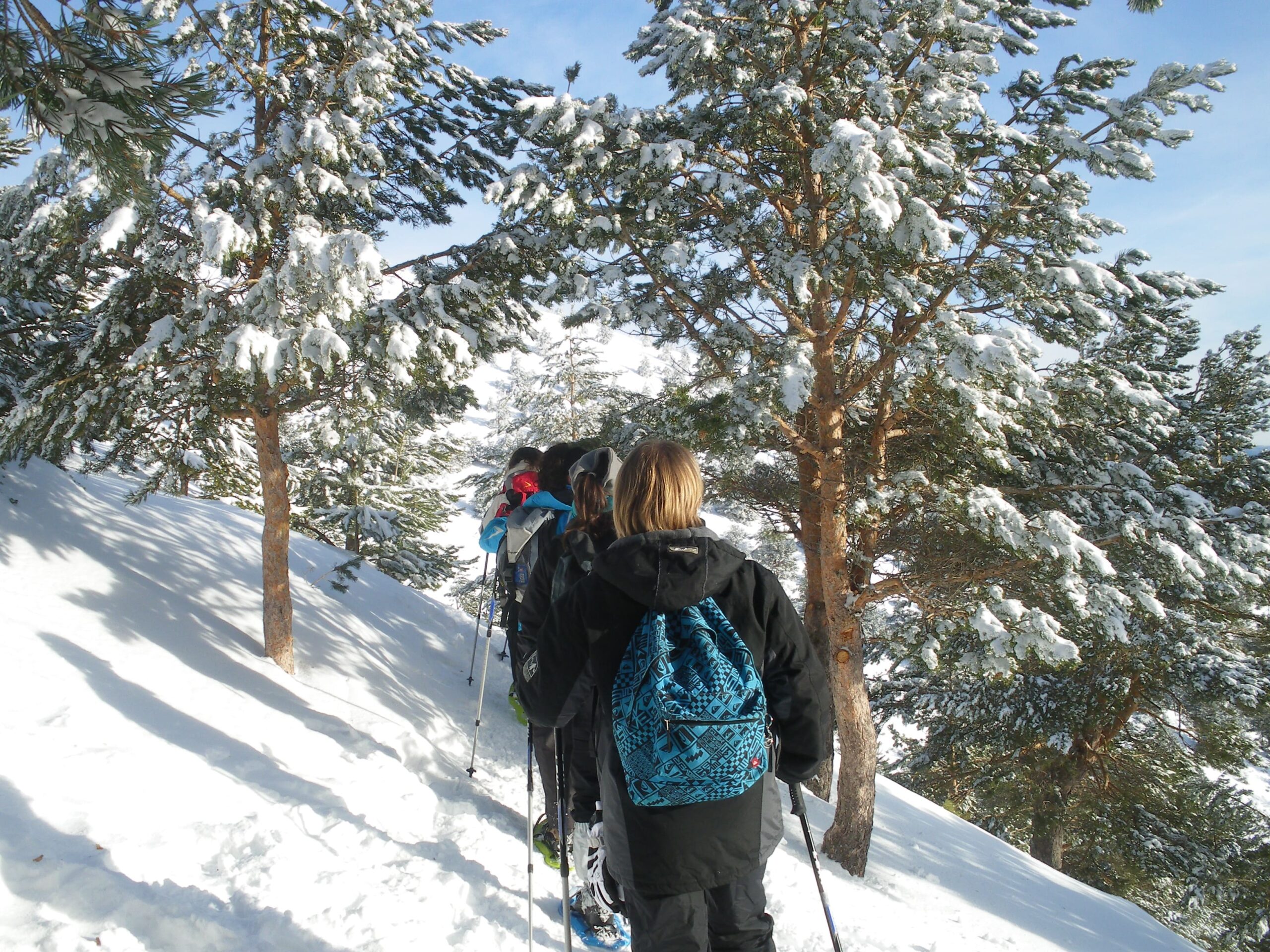 Le chemin de Sant Joan de l'Erm en raquettes à neige