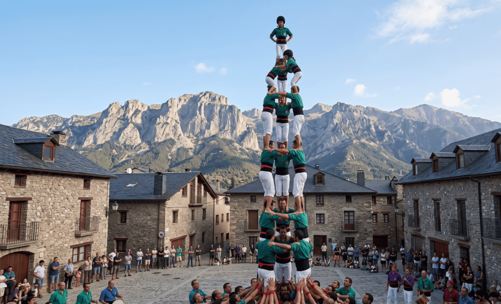 castellers de los pirineos