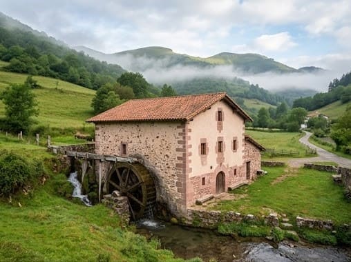 Le moulin d'Amaiur et le secret des talos traditionnels Le moulin d'Amaiur et le secret des talos traditionnels