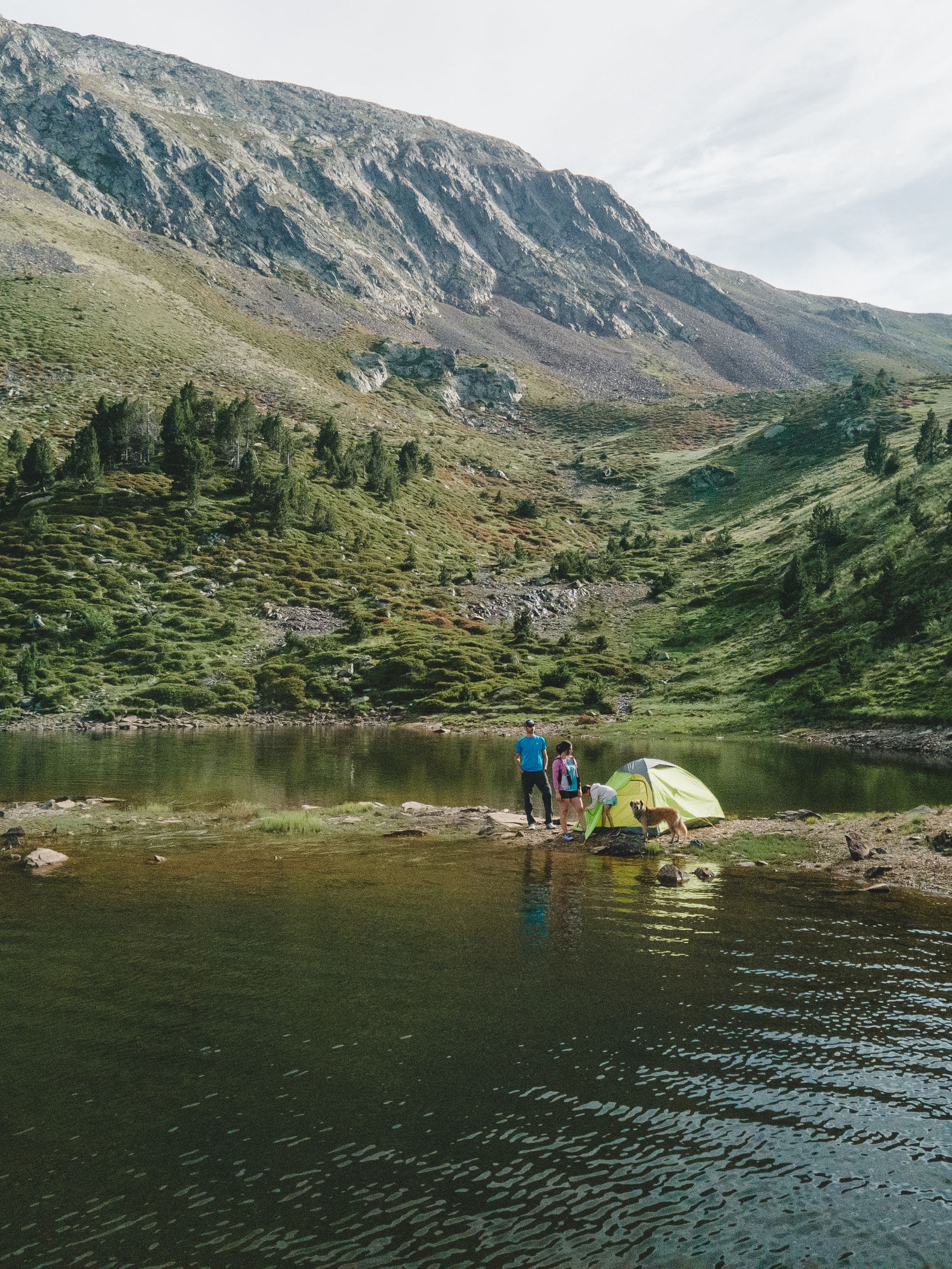 Pesca en el Lago de Truites de Soldeu