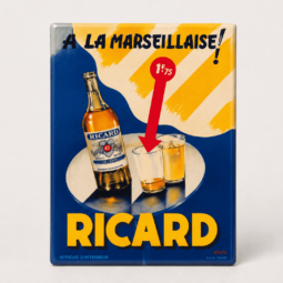 Plaque Ricard Vintage Marseille