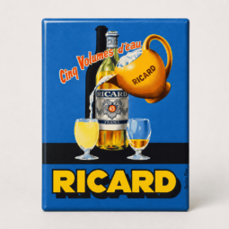 Plaque Ricard Vintage Blue