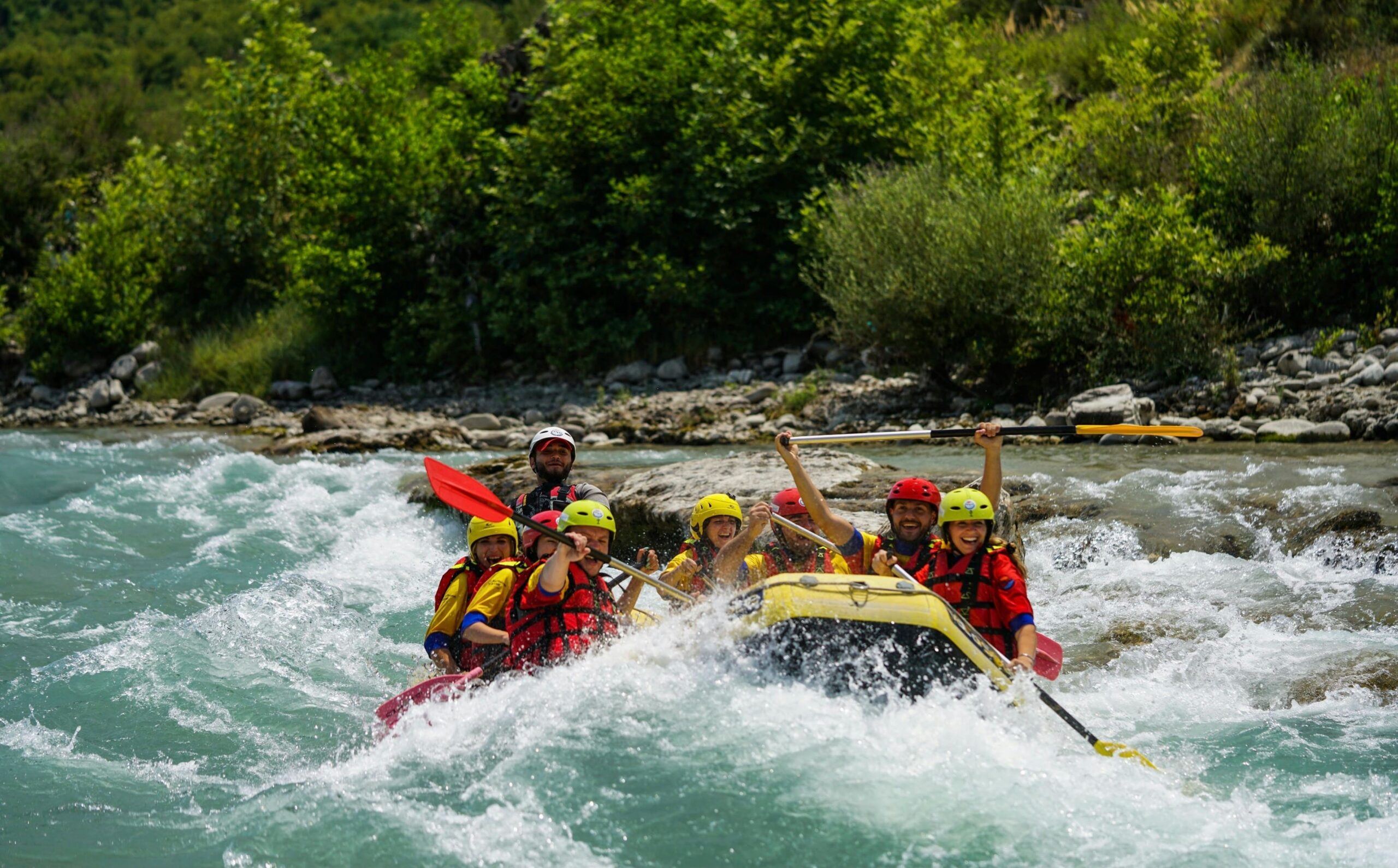 Rafting el río Garona con Naturaran