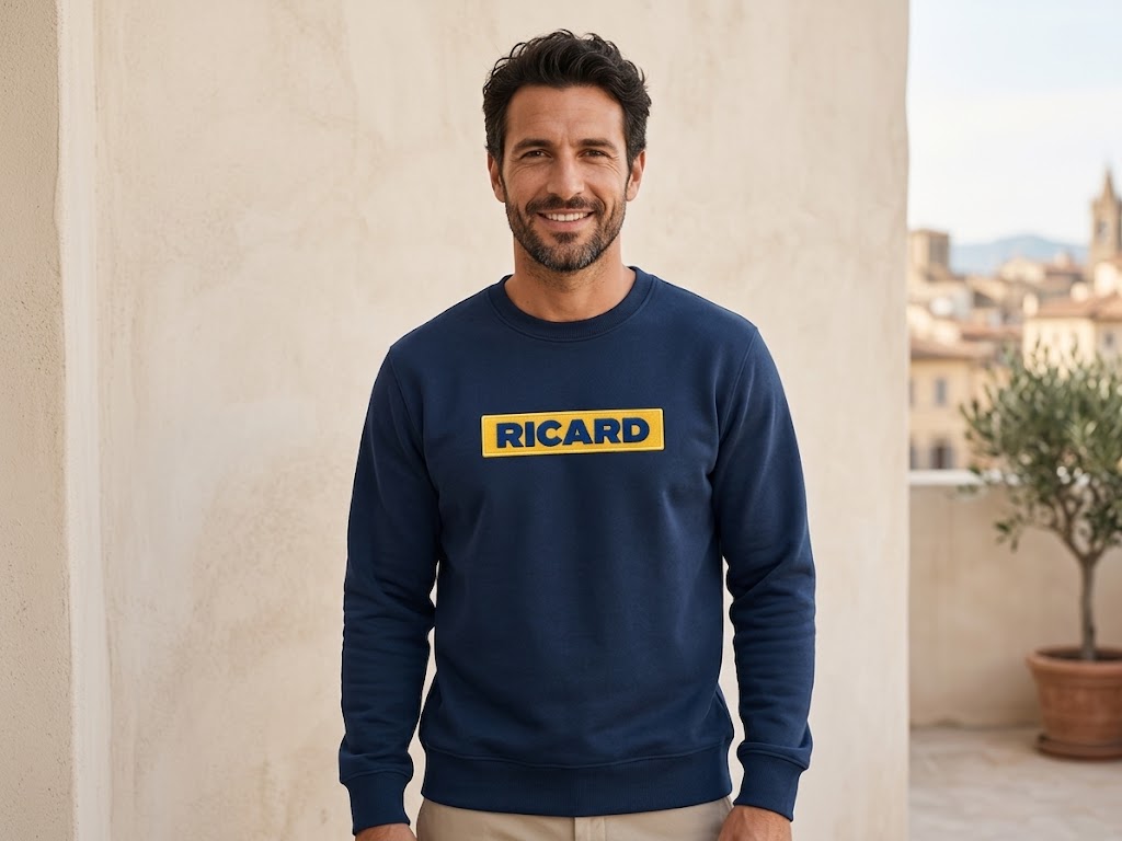 Sudadera Ricard Azul Marino Sudadera Ricard Azul Marino