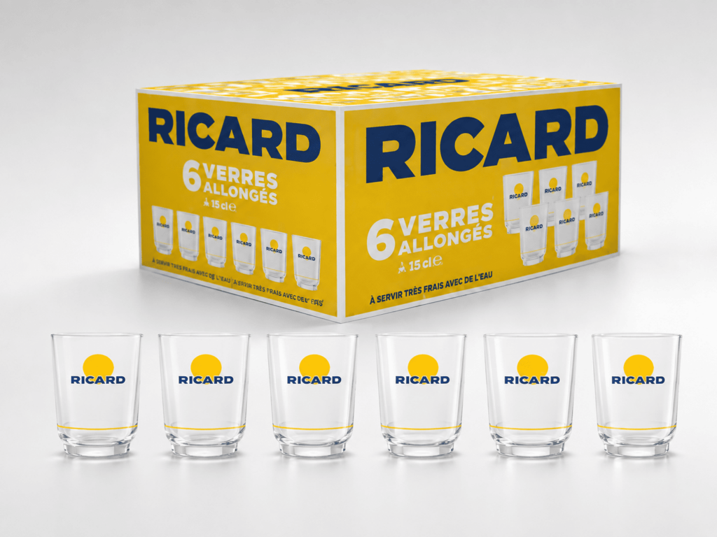 Verres Ricard vasos Ricard