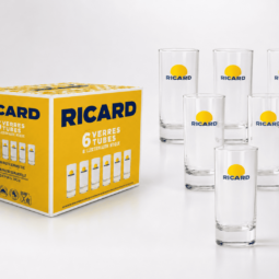 vasos tubo ricard