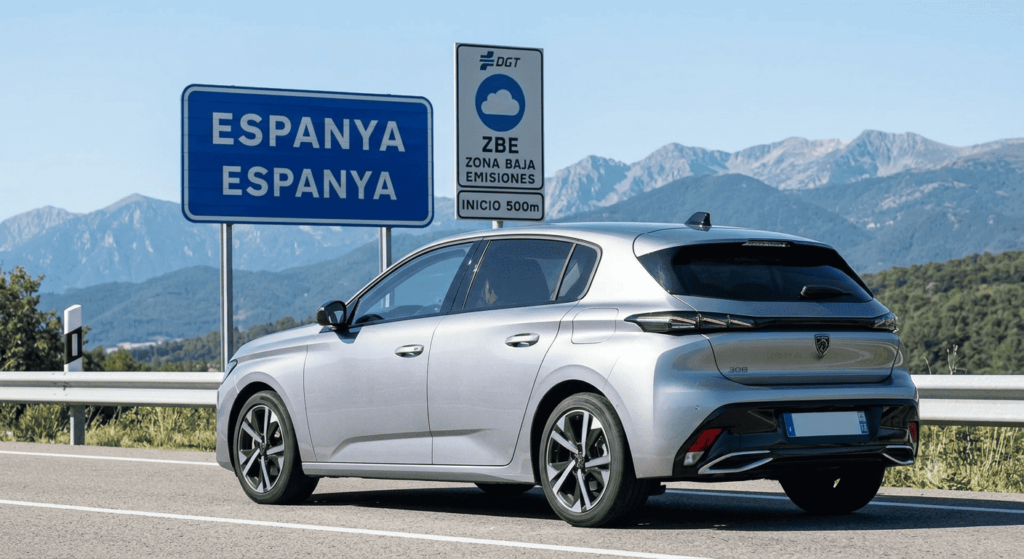 Comment fonctionnent les Zones à Faibles Émissions (ZBE) en Espagne si vous voyagez avec une voiture française ? ¿Cómo funcionan las Zonas de Bajas Emisiones (ZBE) en España si viajas con coche francés?