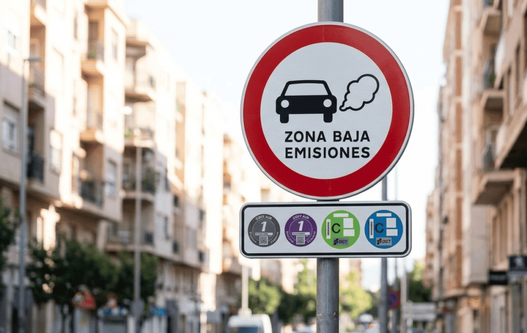 Comment fonctionnent les Zones à Faibles Émissions (ZBE) en Espagne si vous voyagez avec une voiture française ? ¿Cómo funcionan las Zonas de Bajas Emisiones (ZBE) en España si viajas con coche francés?