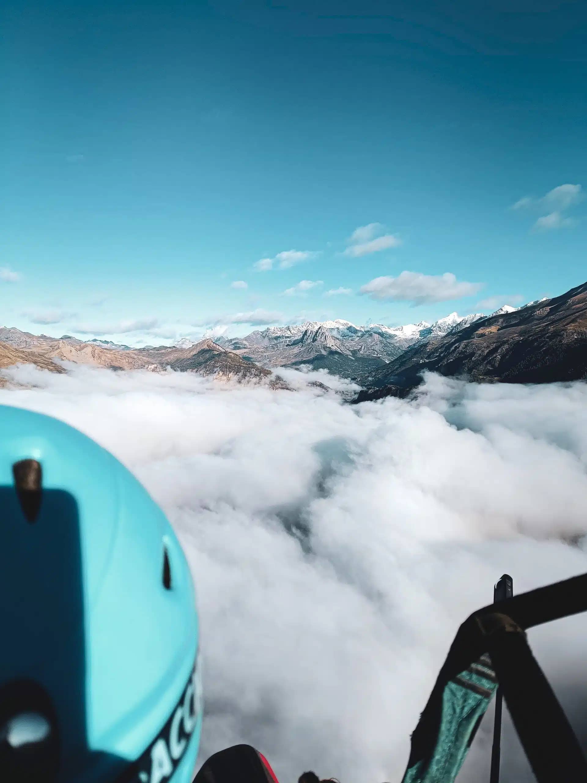 parapente pirineos - acción pirineos