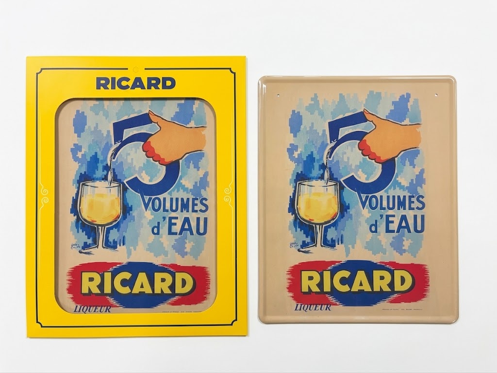 Placa Ricard Vintage Cinco